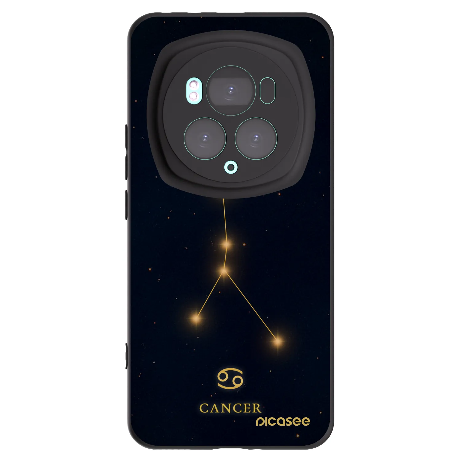 Picasee silikonový černý obal pro Honor Magic6 Pro - CANCER