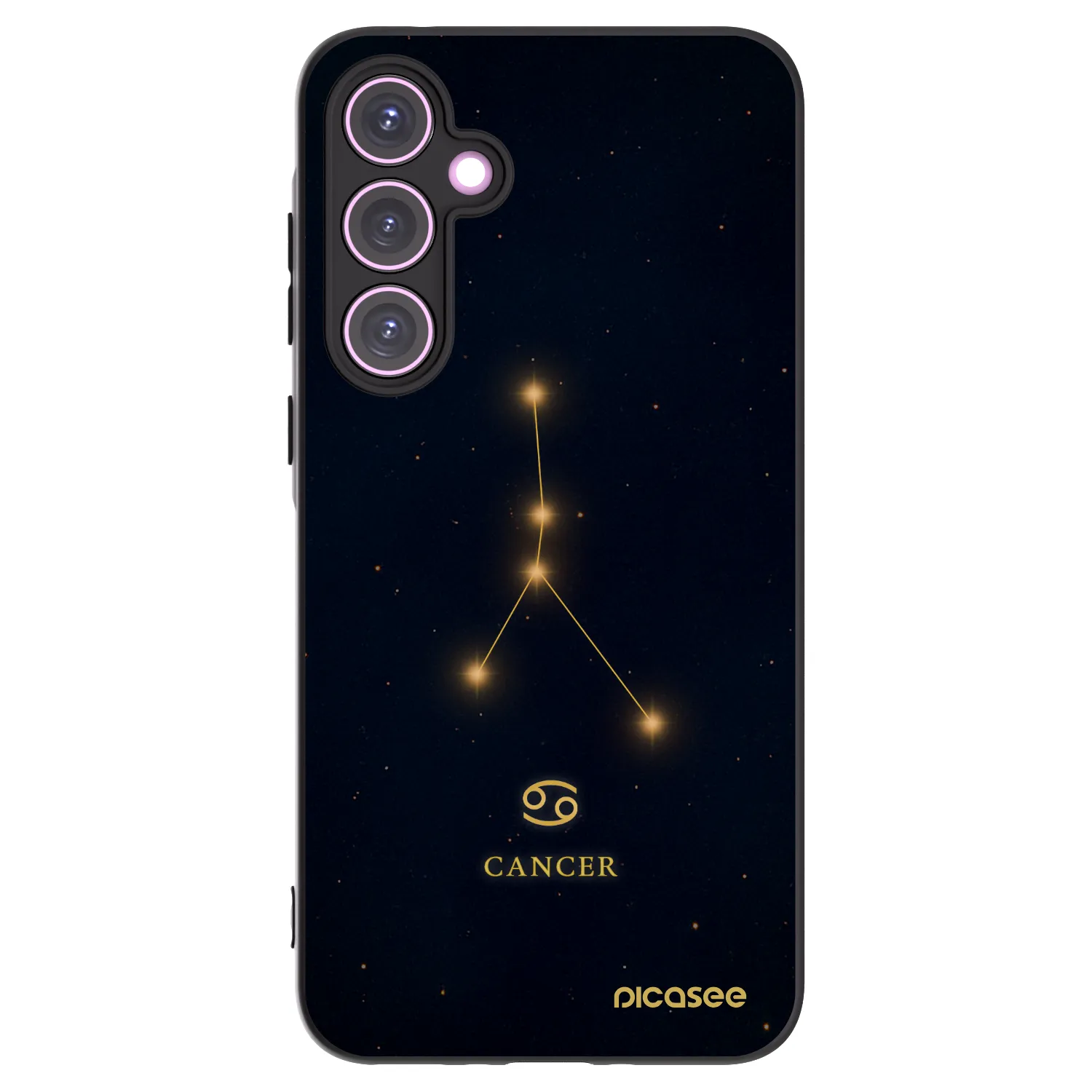 Picasee silikonový černý obal pro Samsung Galaxy A35 5G A356B - CANCER