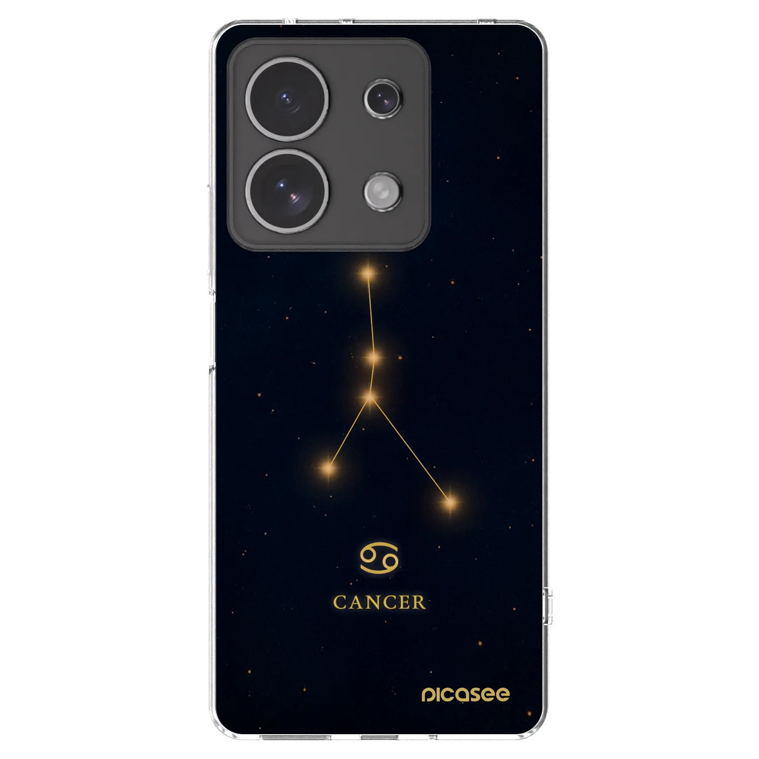 Picasee silikonový průhledný obal pro Xiaomi Redmi Note 13 4G - CANCER