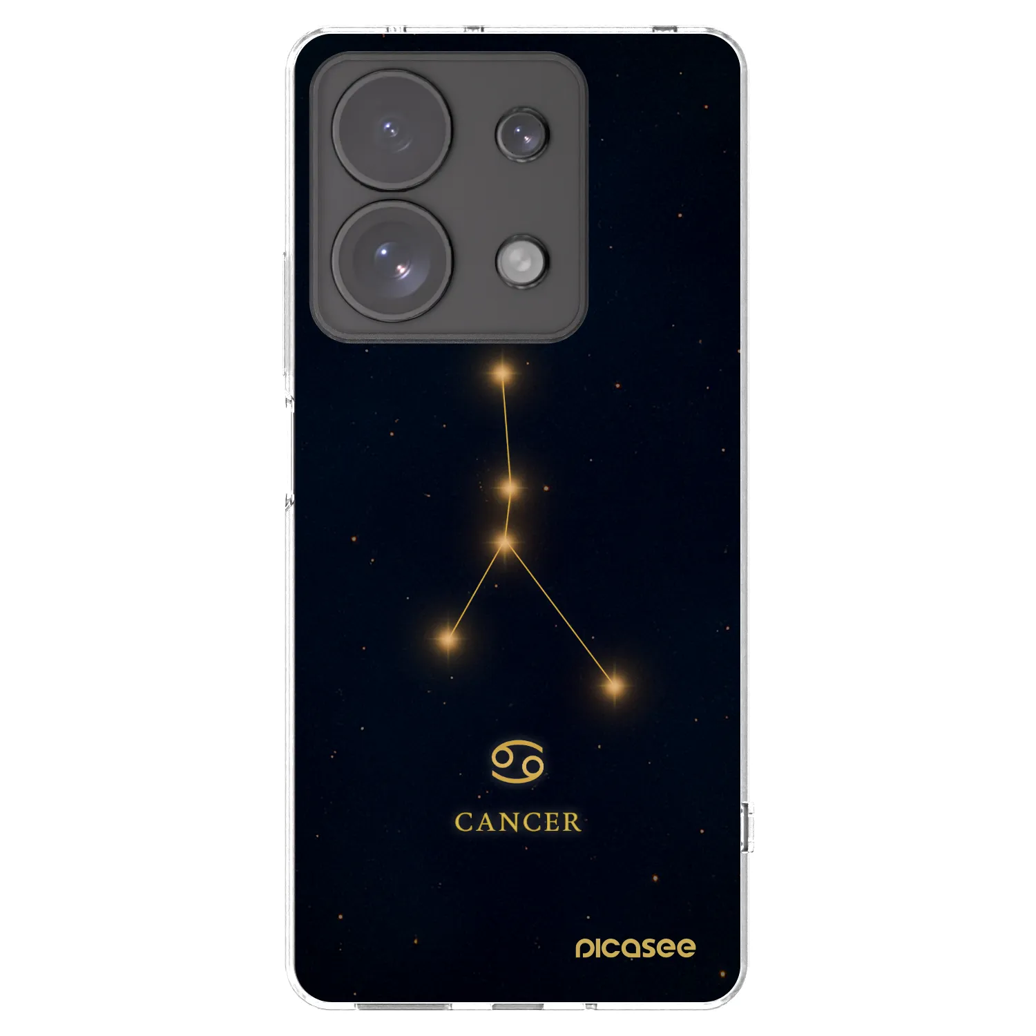 Picasee silikonový průhledný obal pro Xiaomi Redmi Note 13 Pro 4G - CANCER