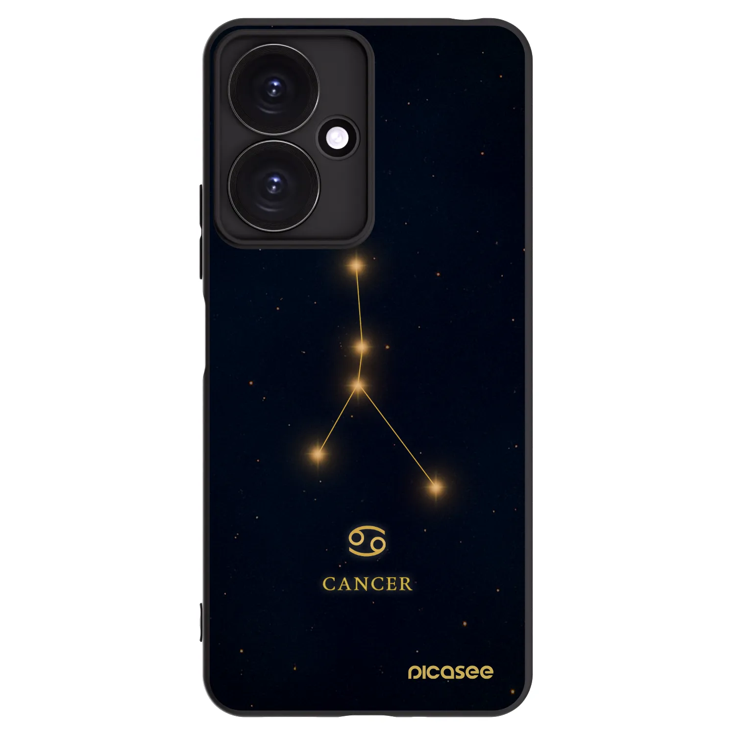 Picasee silikonový černý obal pro Xiaomi Redmi 13C 5G - CANCER