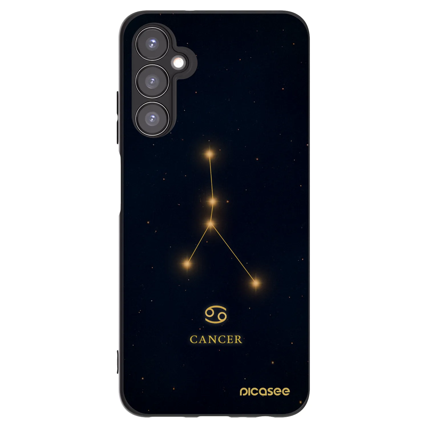 Picasee silikonový černý obal pro Samsung Galaxy A05s A057G - CANCER