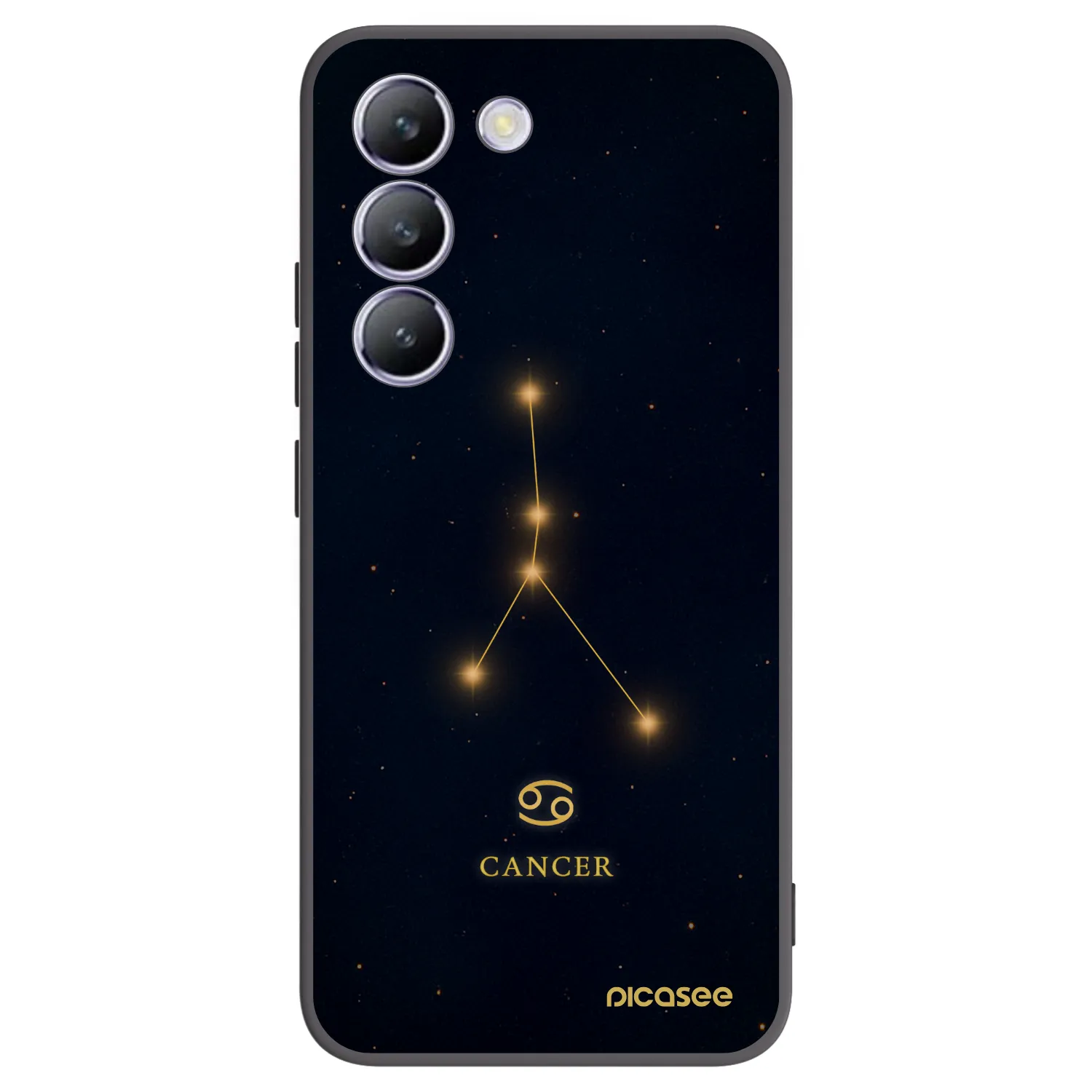 Picasee silikonový černý obal pro Vivo V40 SE 5G - CANCER