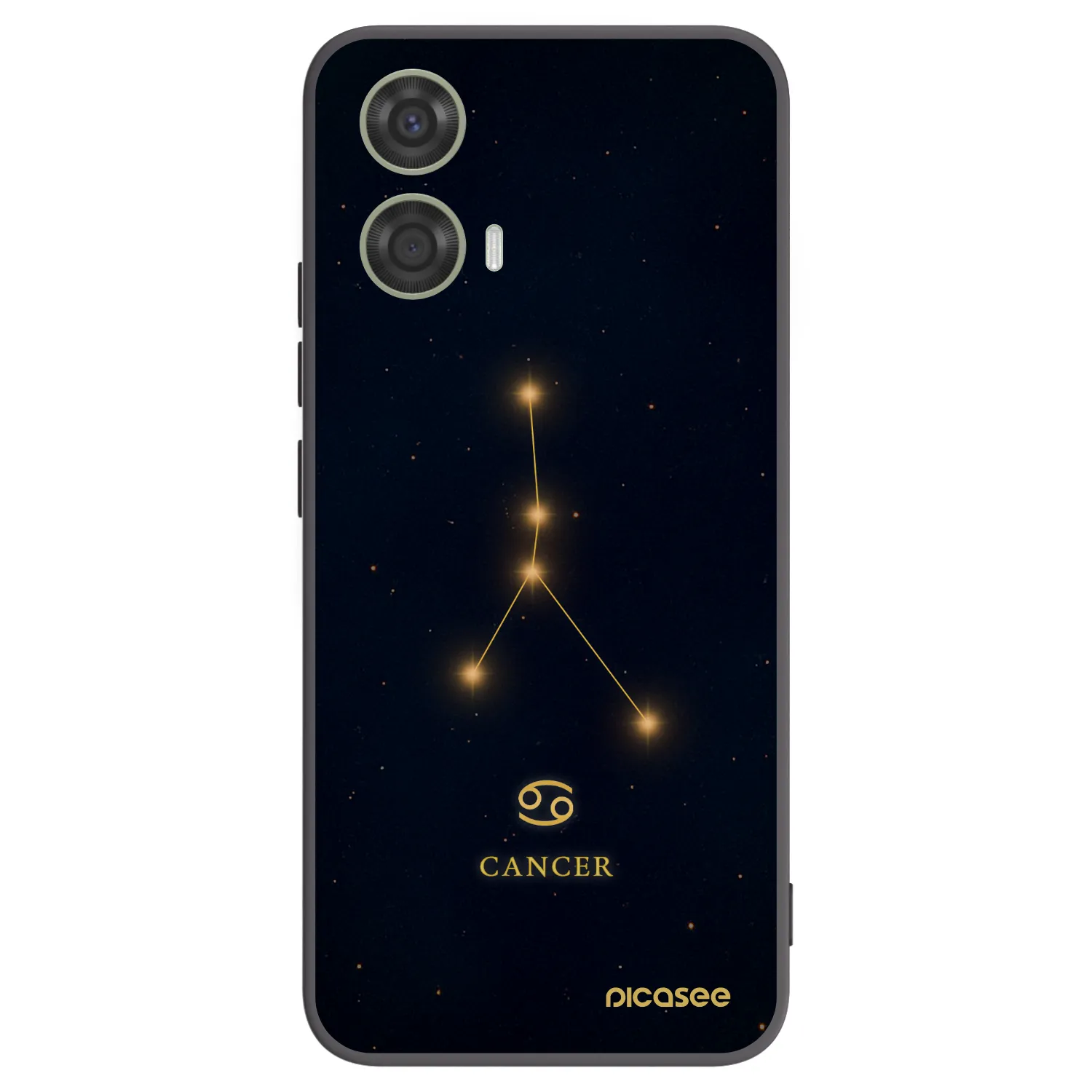 Picasee silikonový černý obal pro Motorola Moto G24 - CANCER