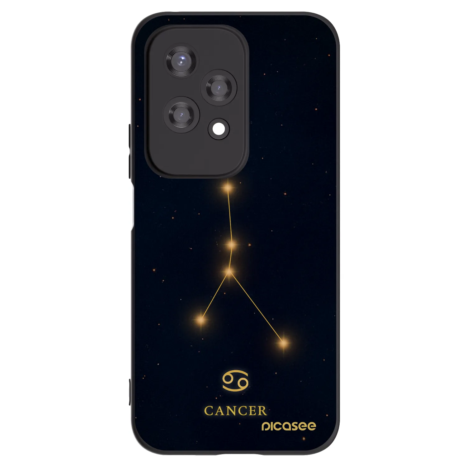 Picasee silikonový černý obal pro Honor 200 Lite - CANCER