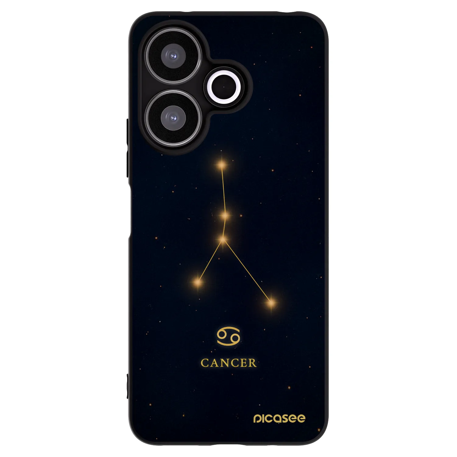 Picasee silikonový černý obal pro Xiaomi Redmi 13 4G - CANCER