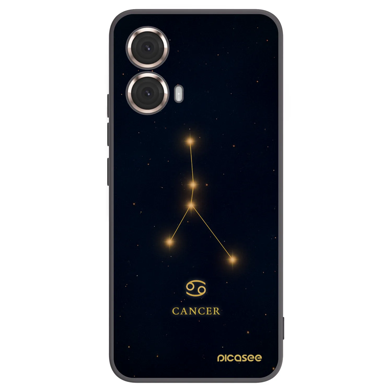 Picasee silikonový černý obal pro Motorola Moto G85 - CANCER