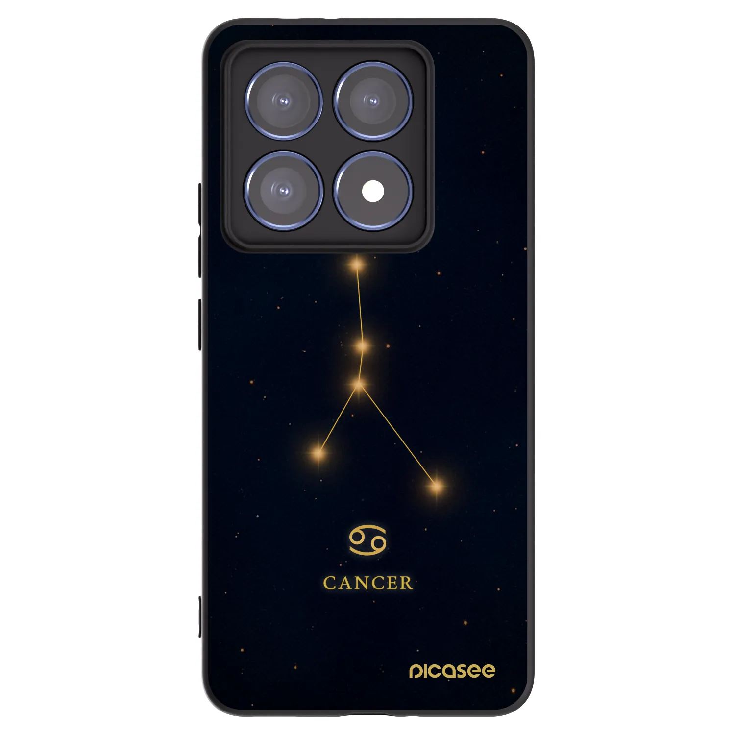 Picasee silikonový černý obal pro Xiaomi 14T Pro - CANCER