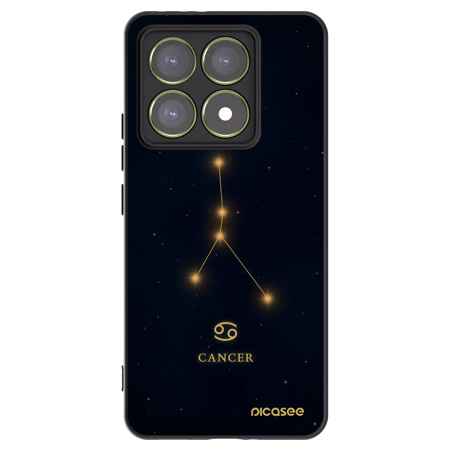Picasee silikonový černý obal pro Xiaomi 14T - CANCER