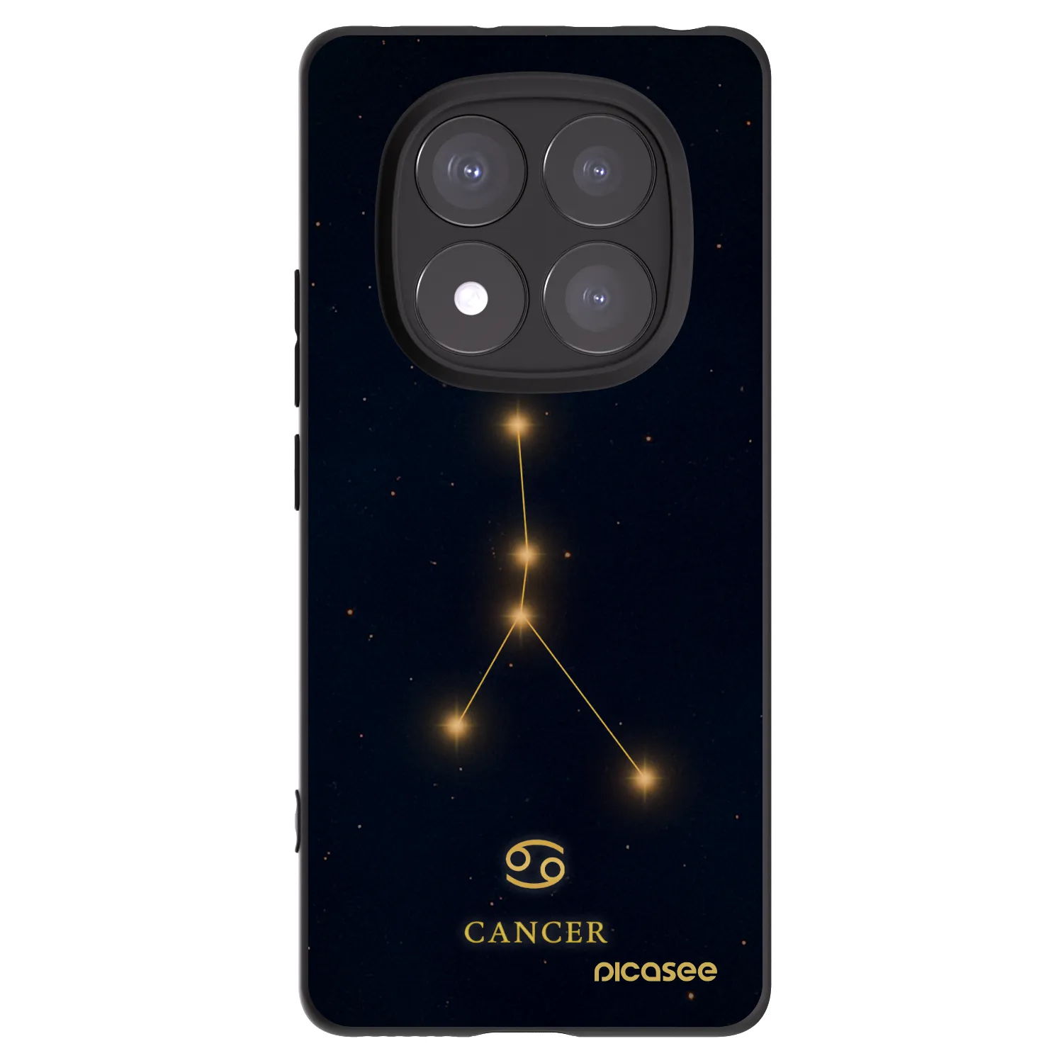Picasee silikonový černý obal pro Xiaomi Redmi Note 14 Pro+ 5G - CANCER