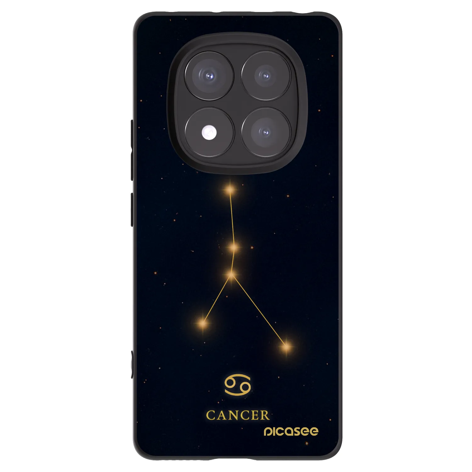 Picasee silikonový černý obal pro Xiaomi Redmi Note 14 Pro 5G - CANCER