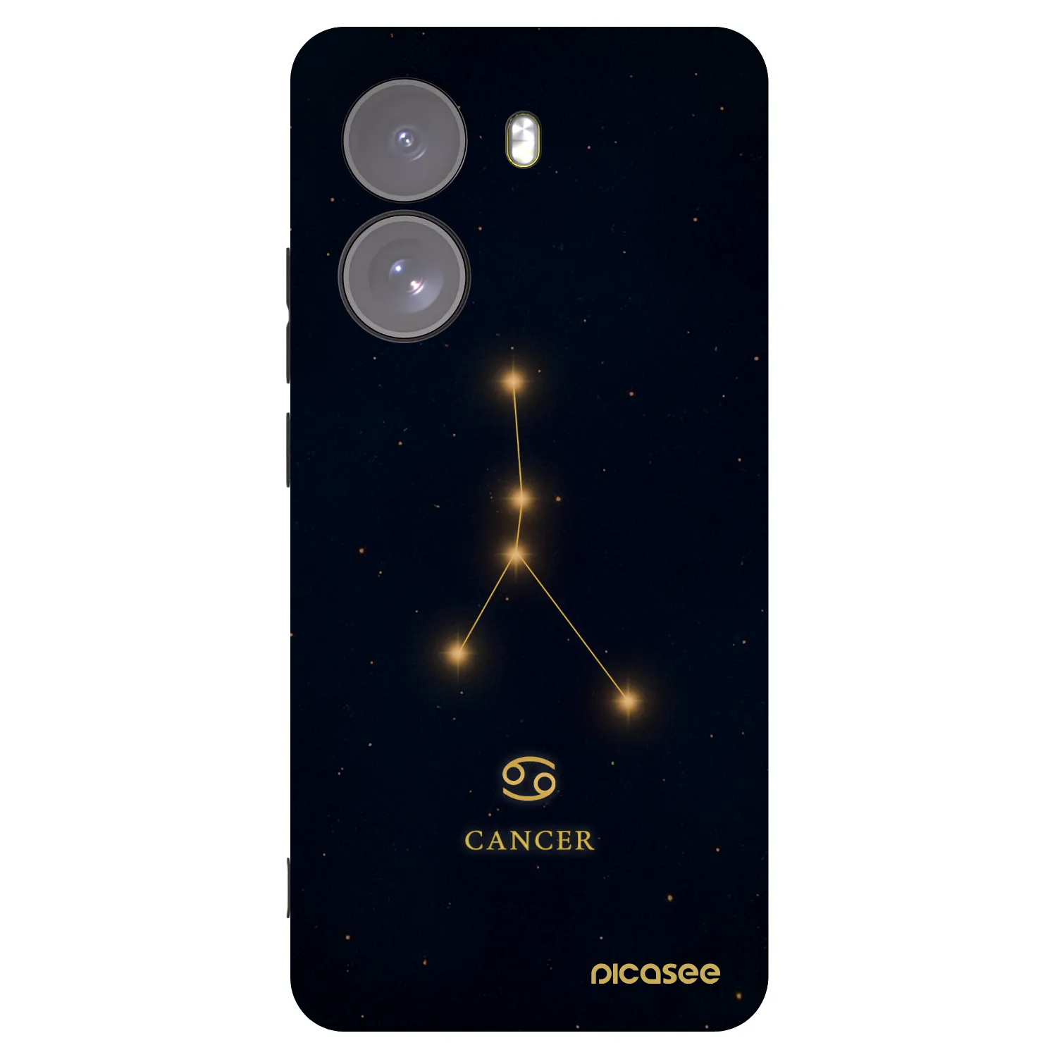 Picasee silikonový černý obal pro Xiaomi Poco X7 - CANCER