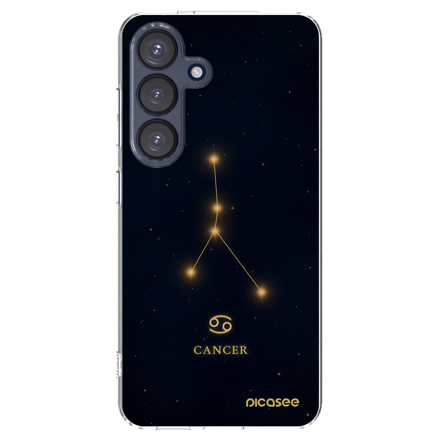 Picasee silikonový průhledný obal pro Samsung Galaxy S25 5G - CANCER