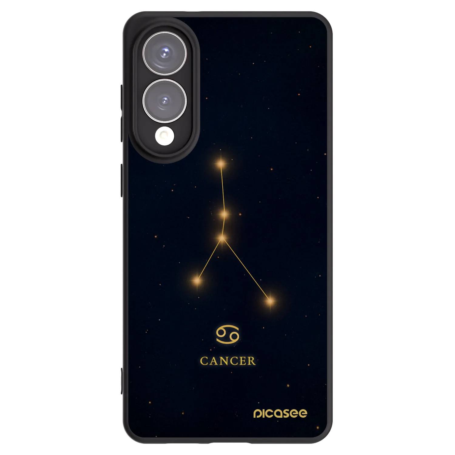 Picasee silikonový černý obal pro Samsung Galaxy S25 Edge 5G - CANCER