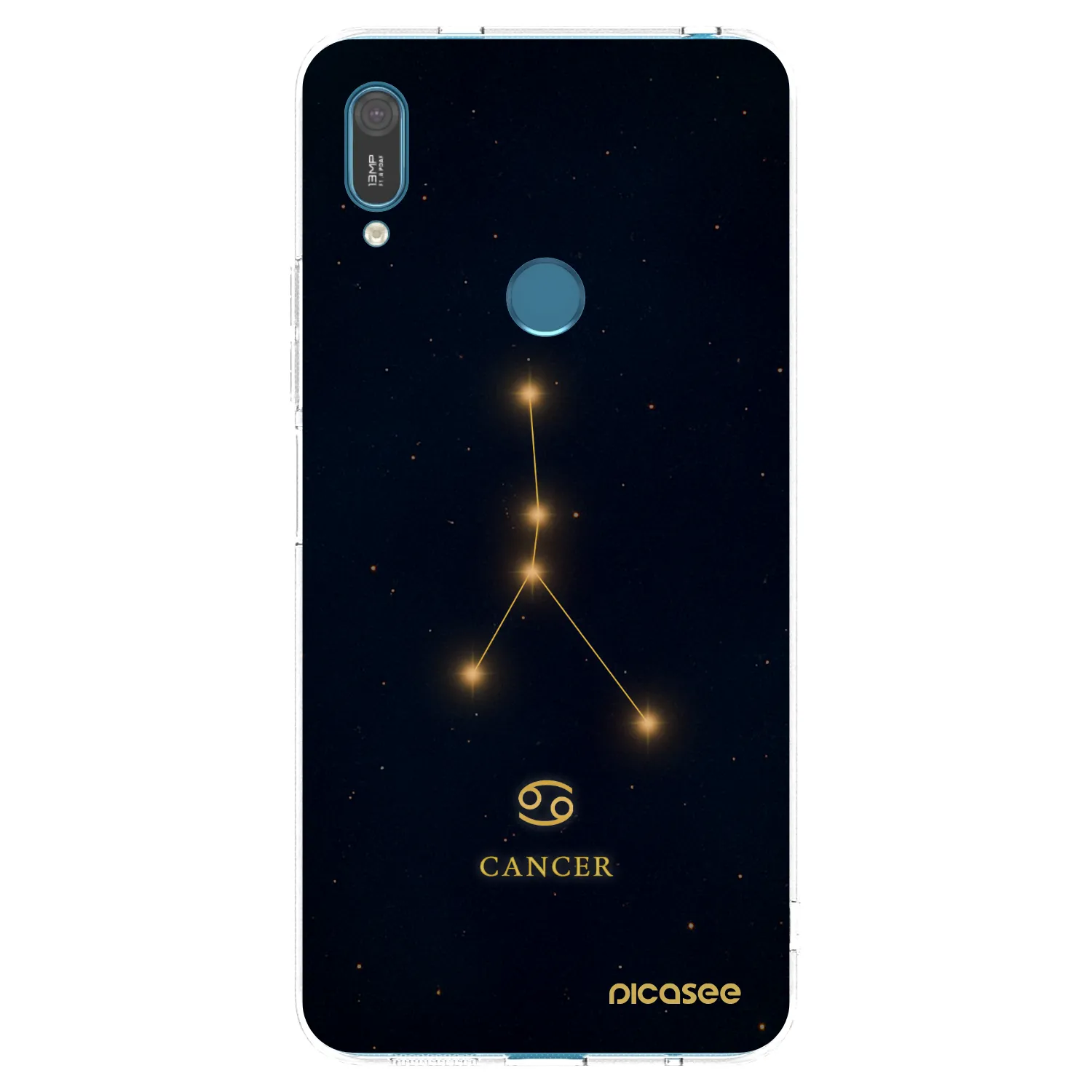 Picasee silikonový průhledný obal pro Huawei Y7 2019 - CANCER