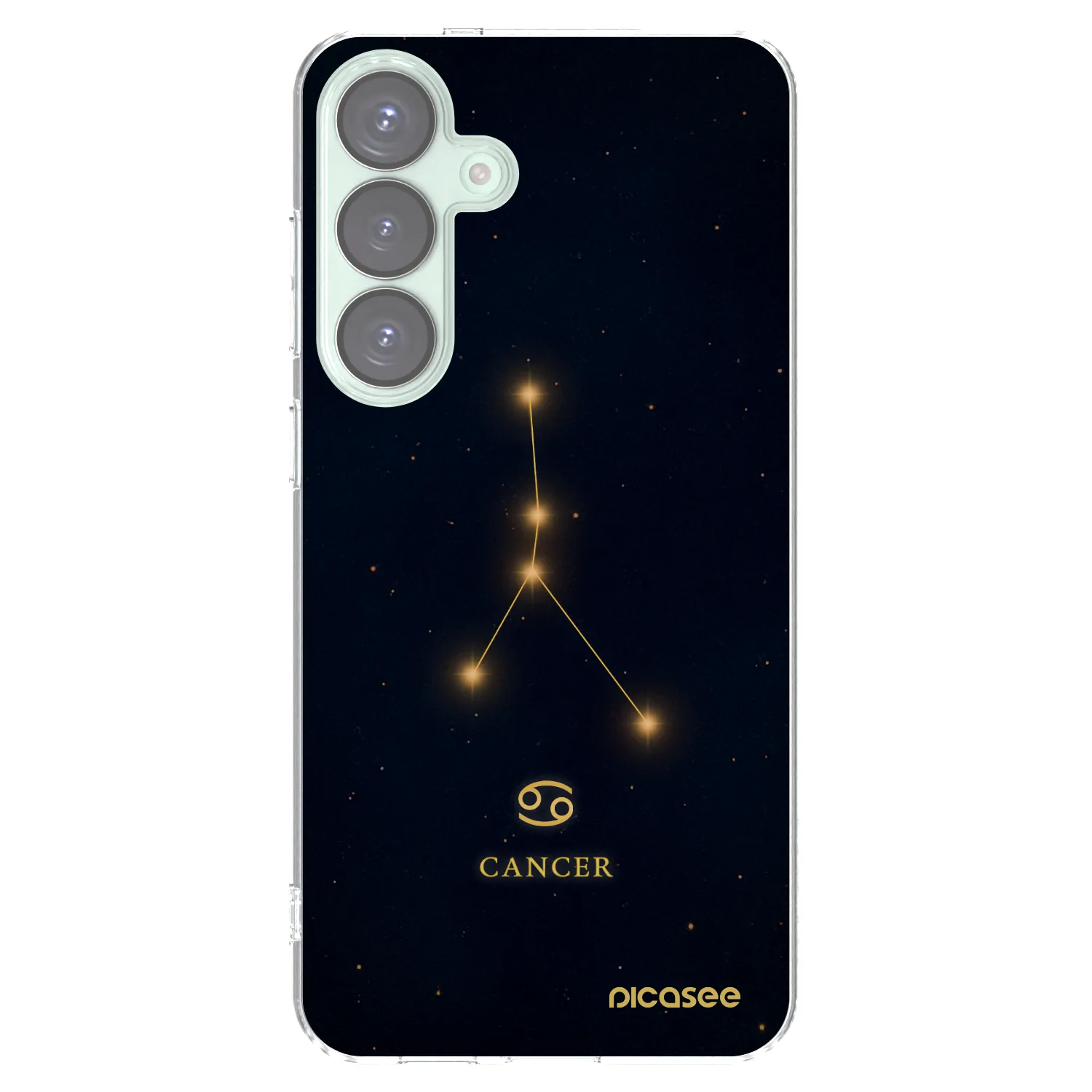 Picasee silikonový průhledný obal pro Samsung Galaxy S25+ 5G - CANCER