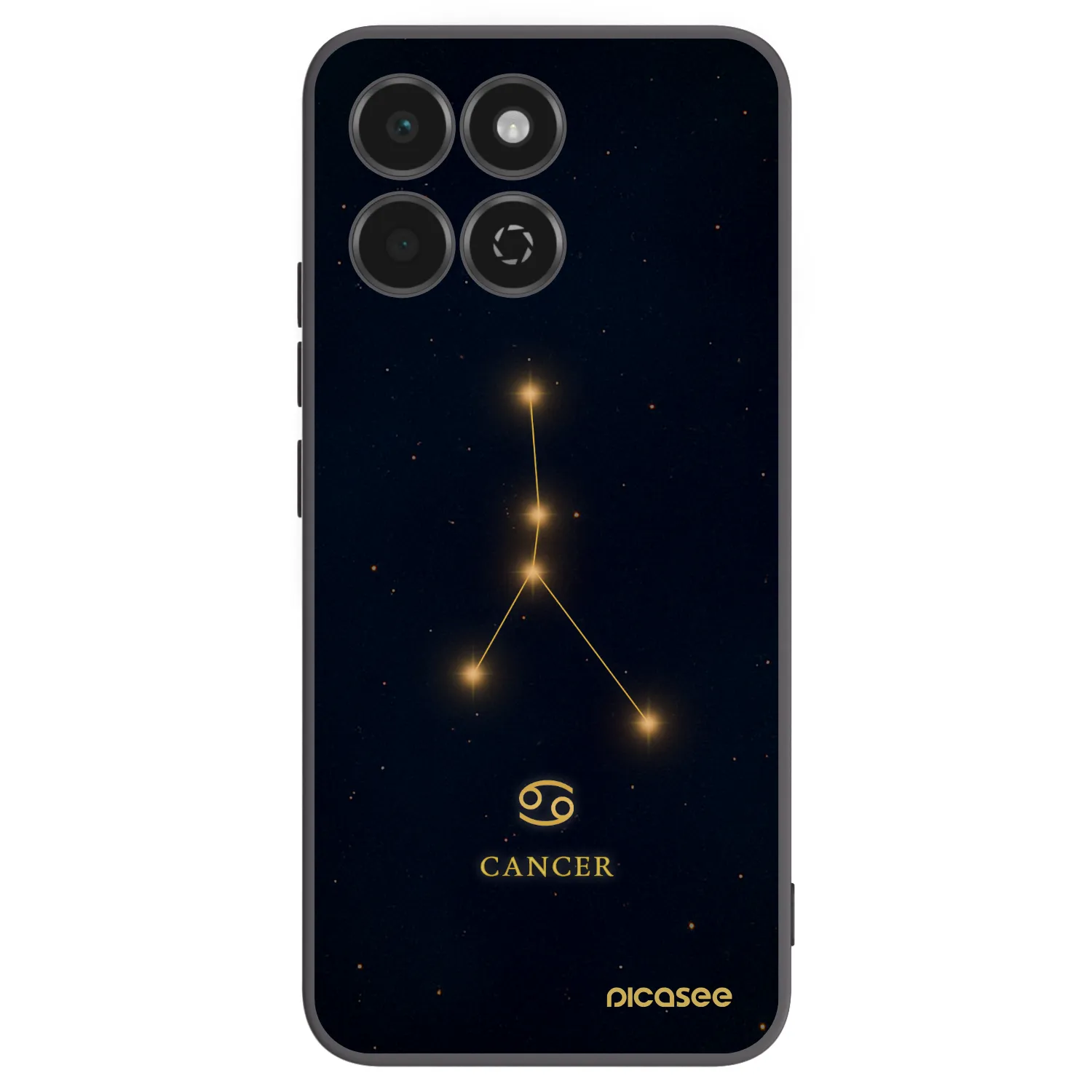 Picasee silikonový černý obal pro Honor 200 Smart 5G - CANCER