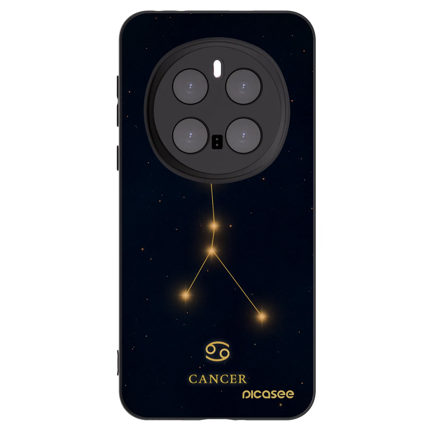 Picasee silikonový černý obal pro Honor Magic7 Pro 5G - CANCER