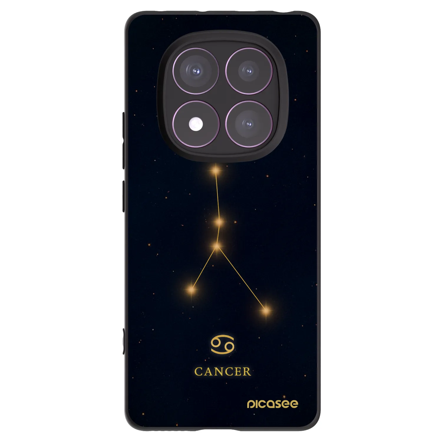 Picasee silikonový černý obal pro Xiaomi Redmi Note 14 Pro 4G - CANCER