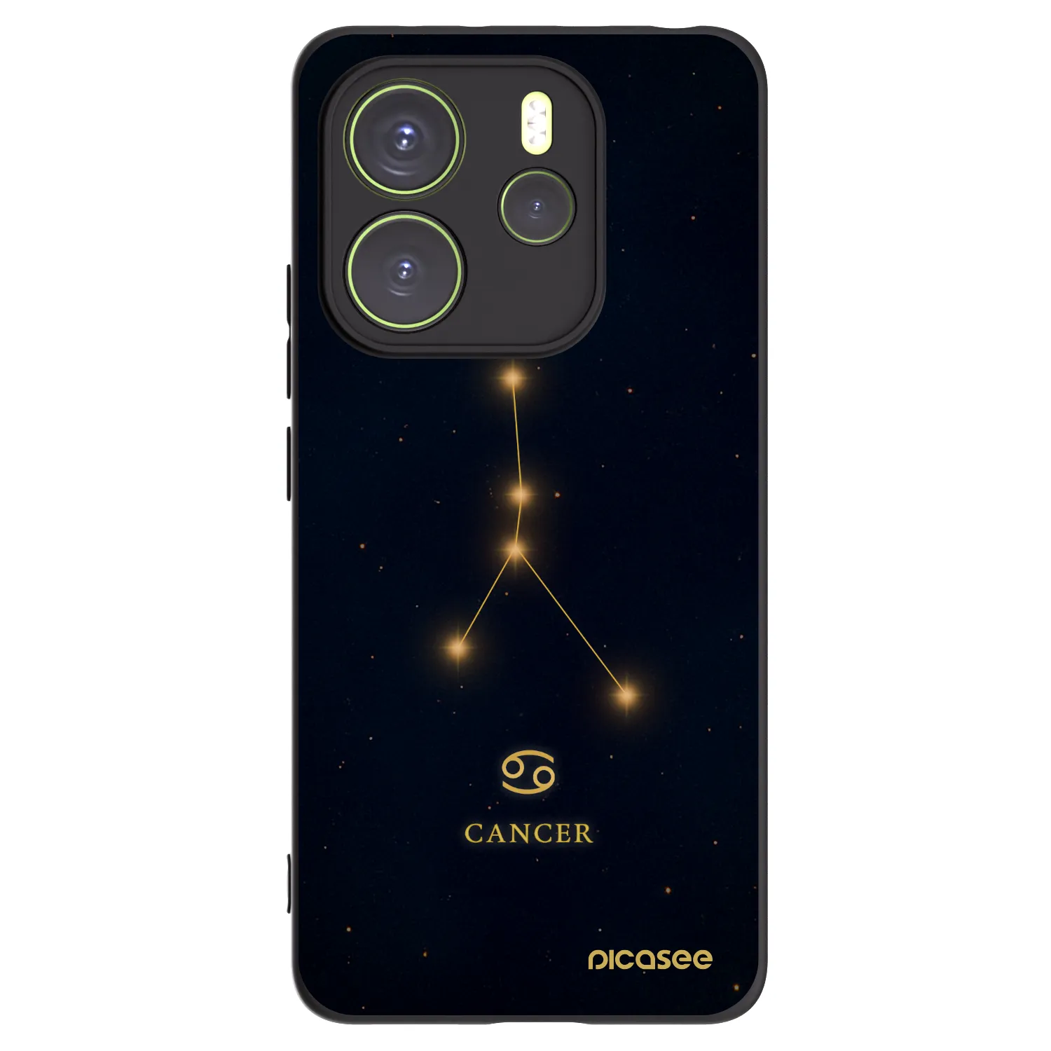 Picasee silikonový černý obal pro Xiaomi Redmi Note 14 4G - CANCER