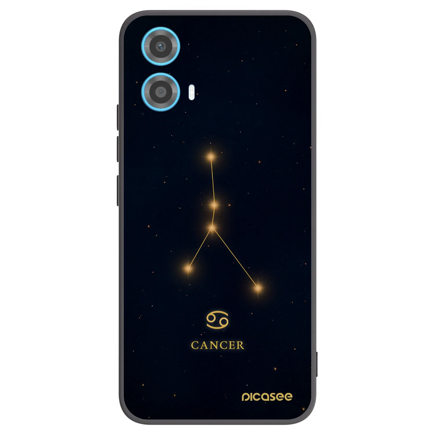 Picasee silikonový černý obal pro Motorola Moto G34 5G - CANCER
