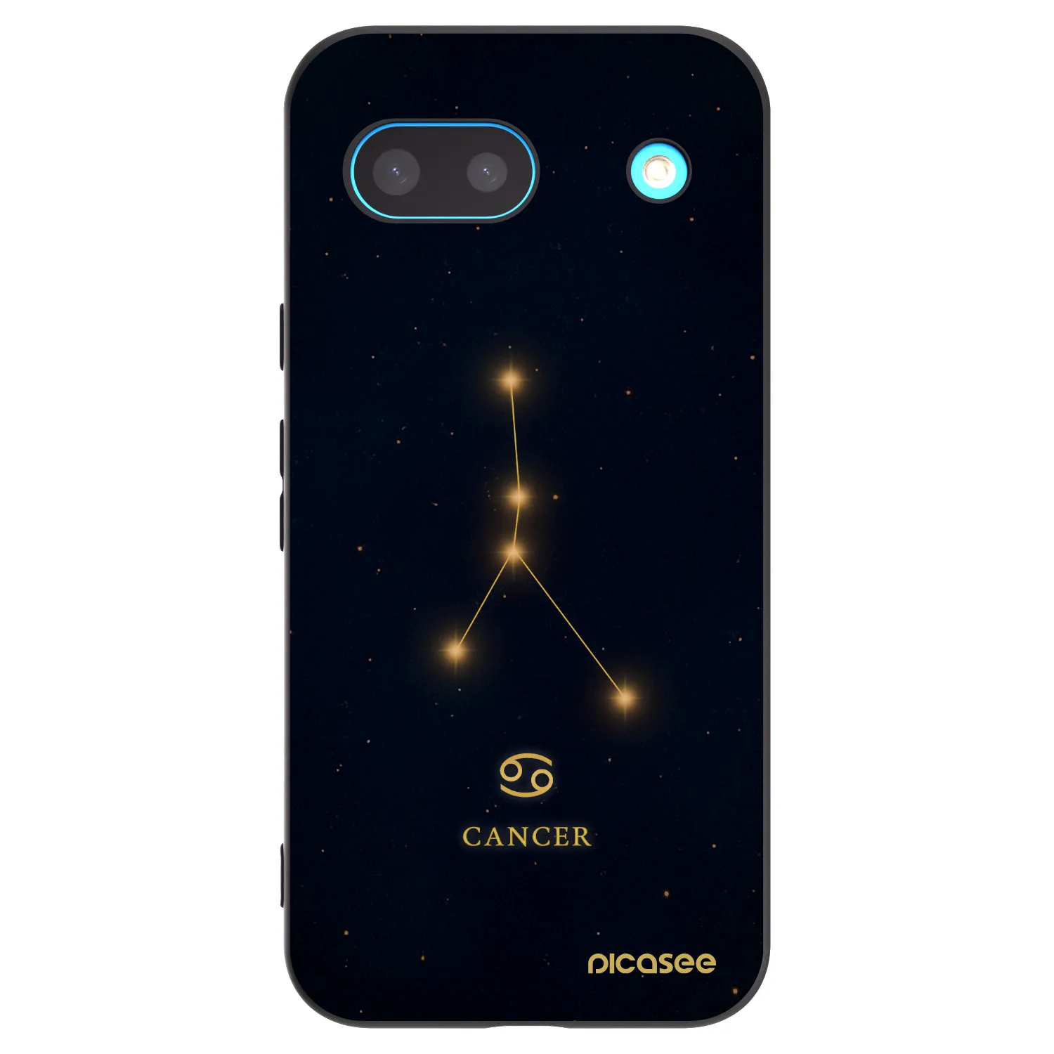 Picasee silikonový černý obal pro Google Pixel 8 - CANCER