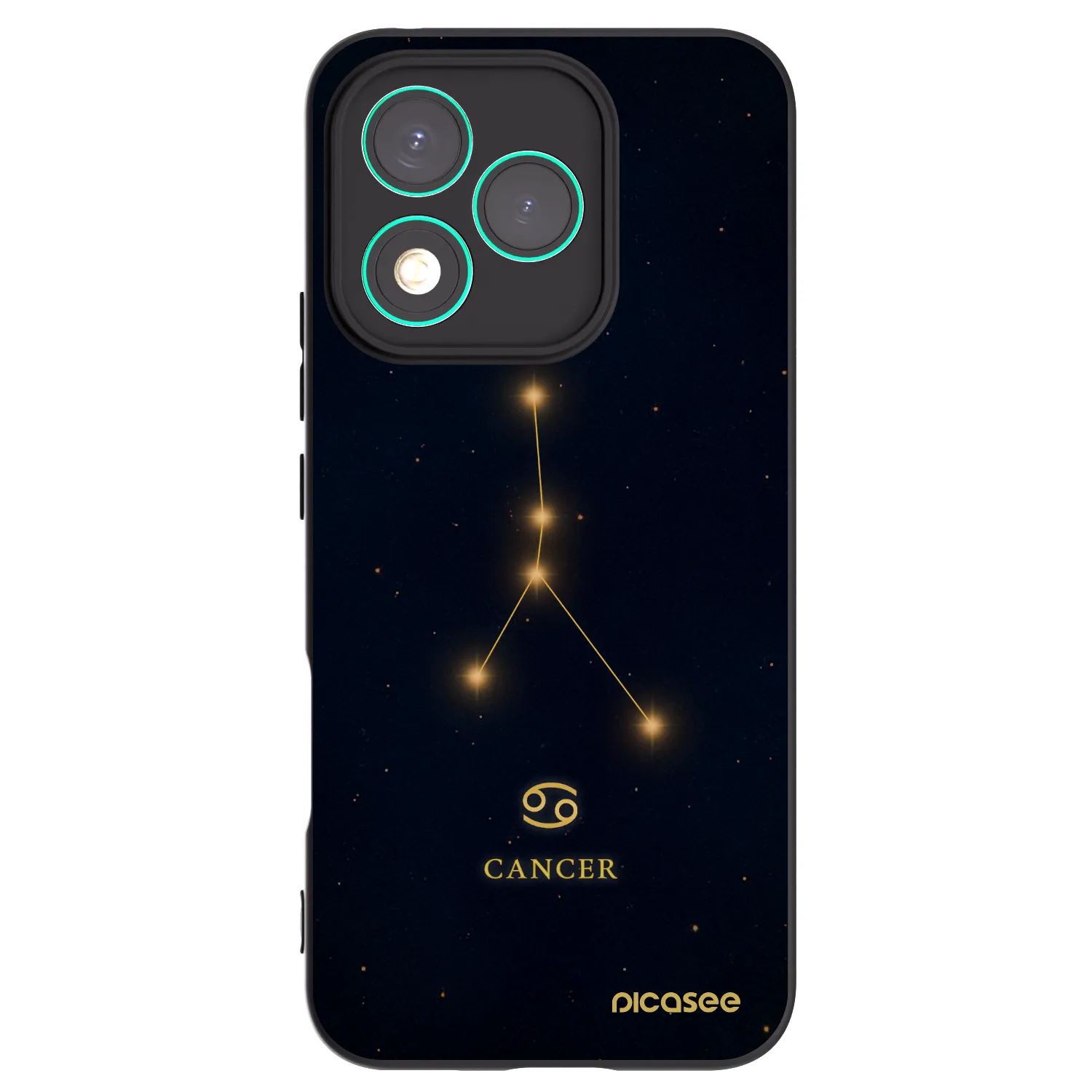 Picasee silikonový černý obal pro Honor 400 Lite 5G - CANCER