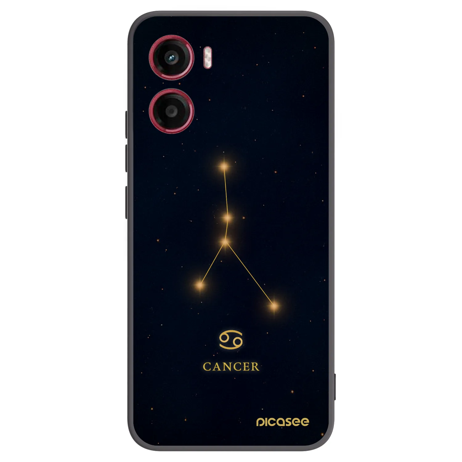 Picasee silikonový černý obal pro Motorola Moto G05 - CANCER
