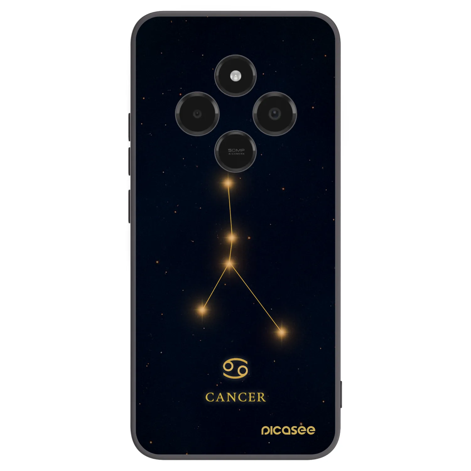 Picasee silikonový černý obal pro Xiaomi Poco C75 - CANCER