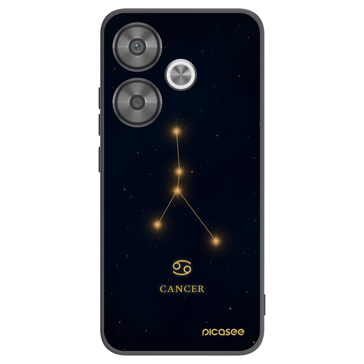 Picasee silikonový černý obal pro Xiaomi Poco F6 - CANCER