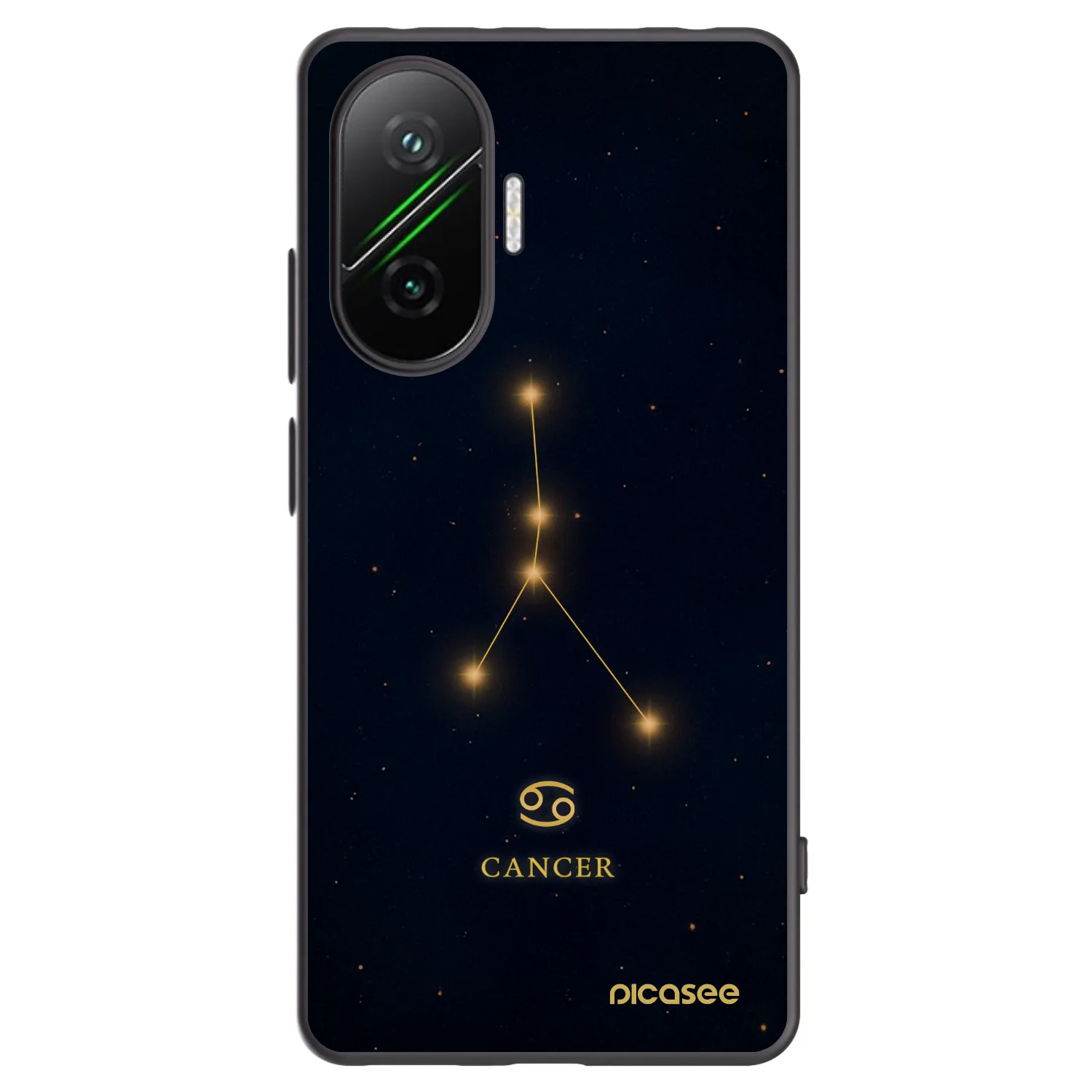 Picasee silikonový černý obal pro Xiaomi Poco F7 Pro 5G - CANCER