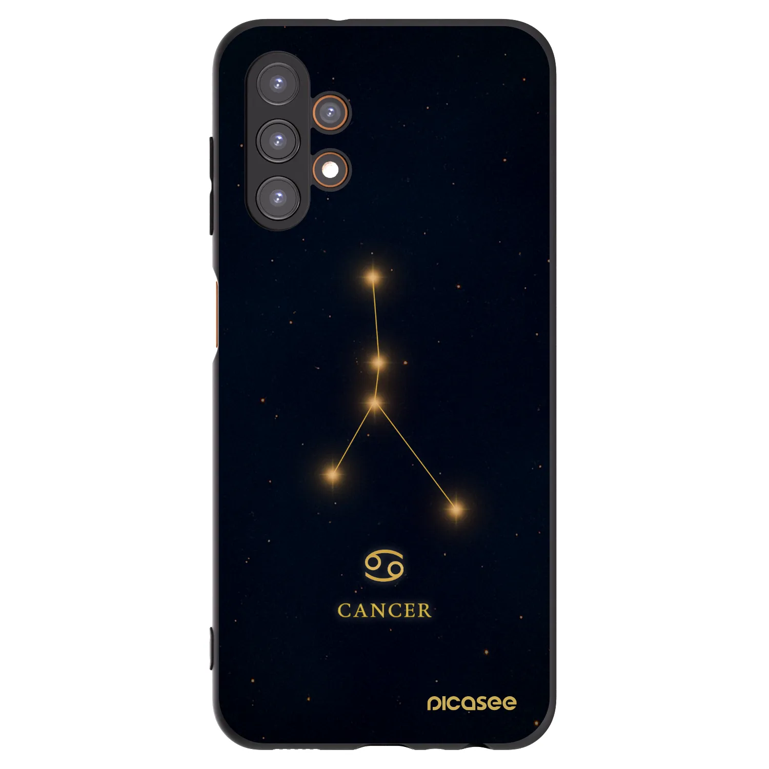 Picasee silikonový černý obal pro Samsung Galaxy A13 5G - CANCER