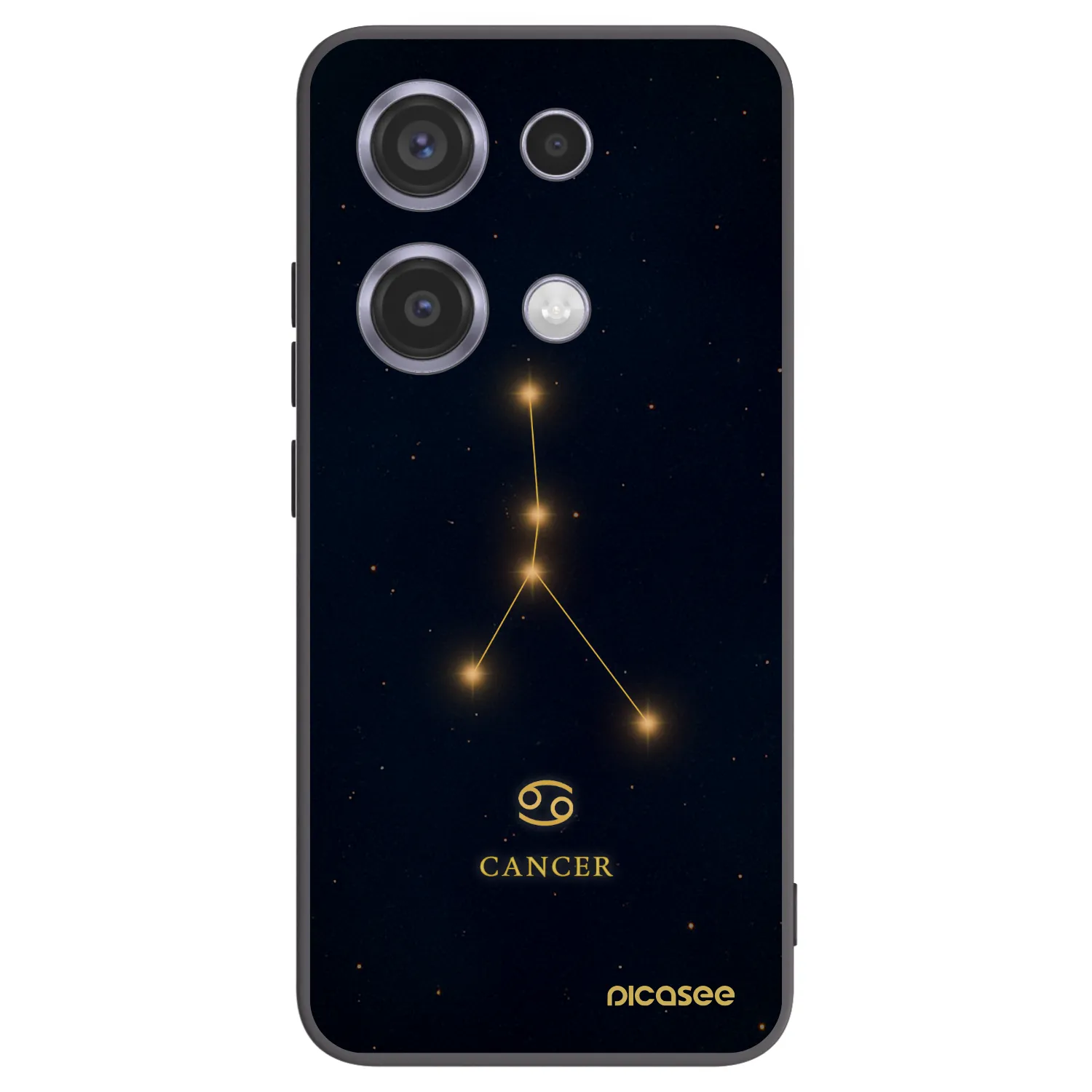 Picasee silikonový černý obal pro Xiaomi Redmi Note 14S - CANCER