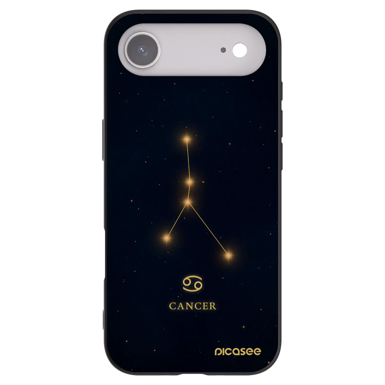 Picasee silikonový černý obal pro Apple iPhone Air - CANCER