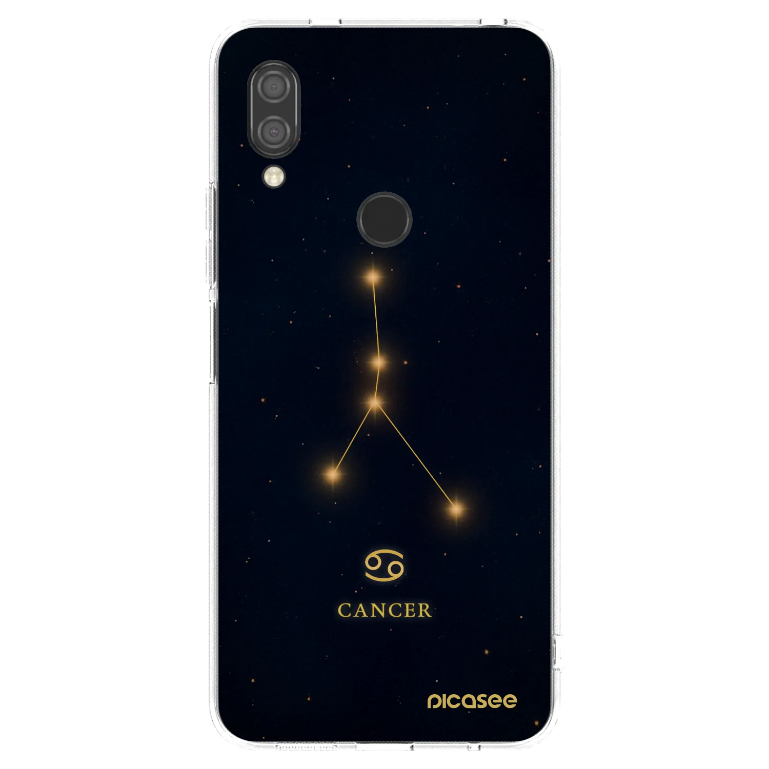 Picasee silikonový průhledný obal pro Xiaomi Redmi 7 - CANCER