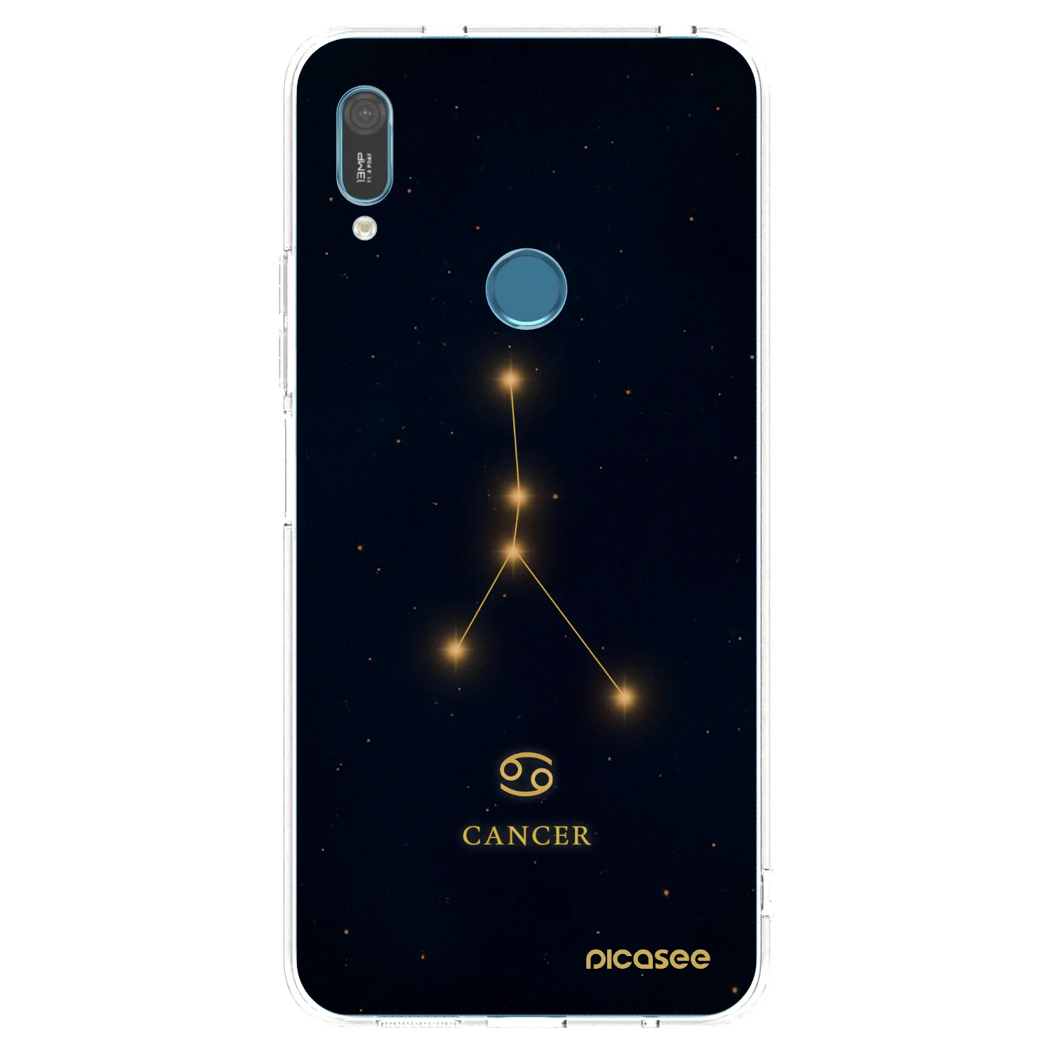 Picasee silikonový průhledný obal pro Huawei Y6 2019 - CANCER