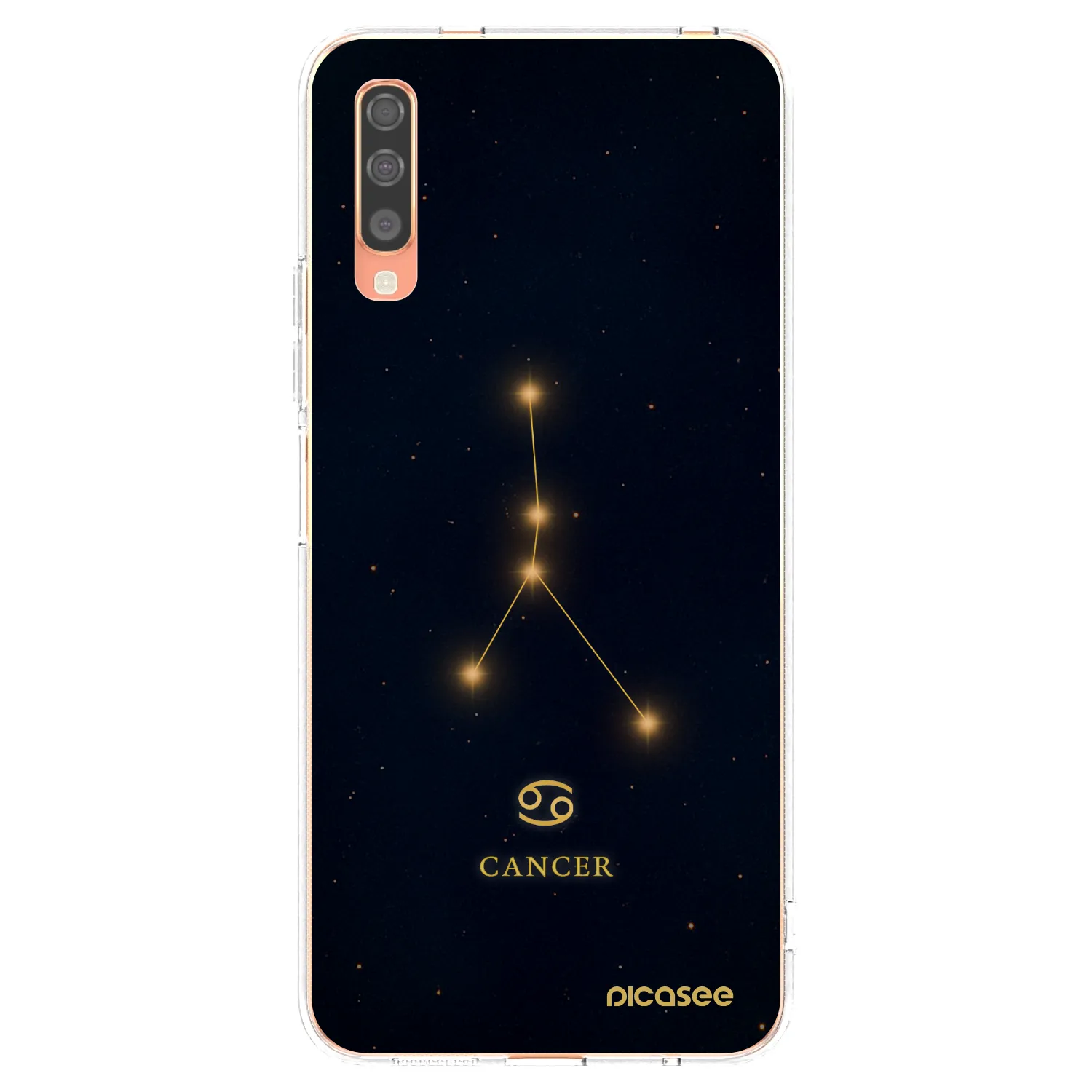 Picasee silikonový průhledný obal pro Samsung Galaxy A70 A705F - CANCER