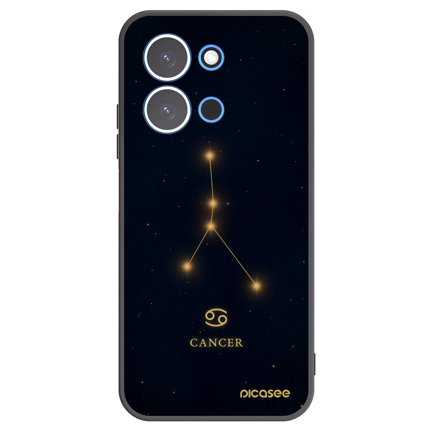 Picasee silikonový černý obal pro Xiaomi Redmi 15C 4G - CANCER