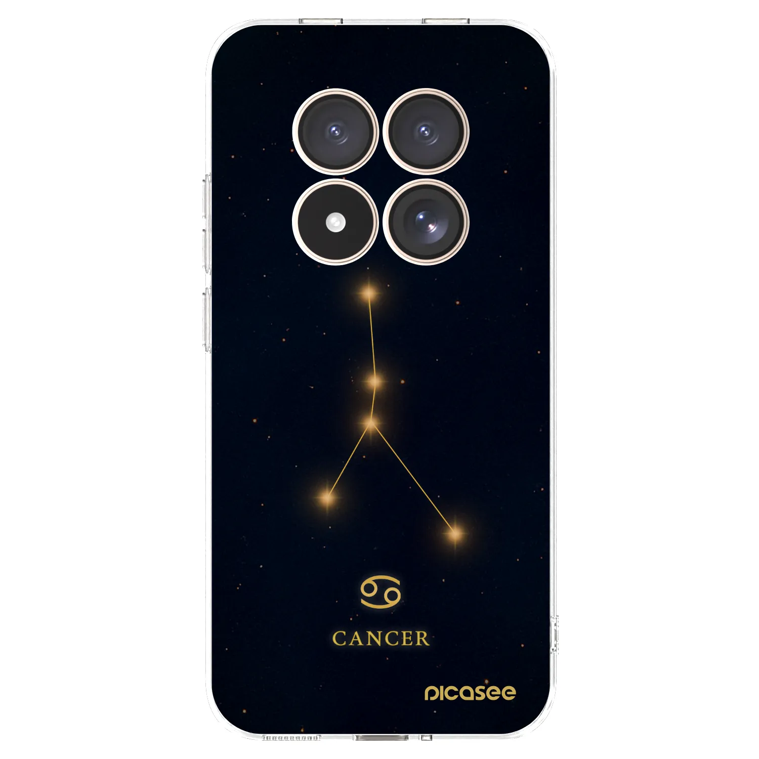 Picasee silikonový průhledný obal pro Xiaomi Redmi Note 15 Pro 4G - CANCER