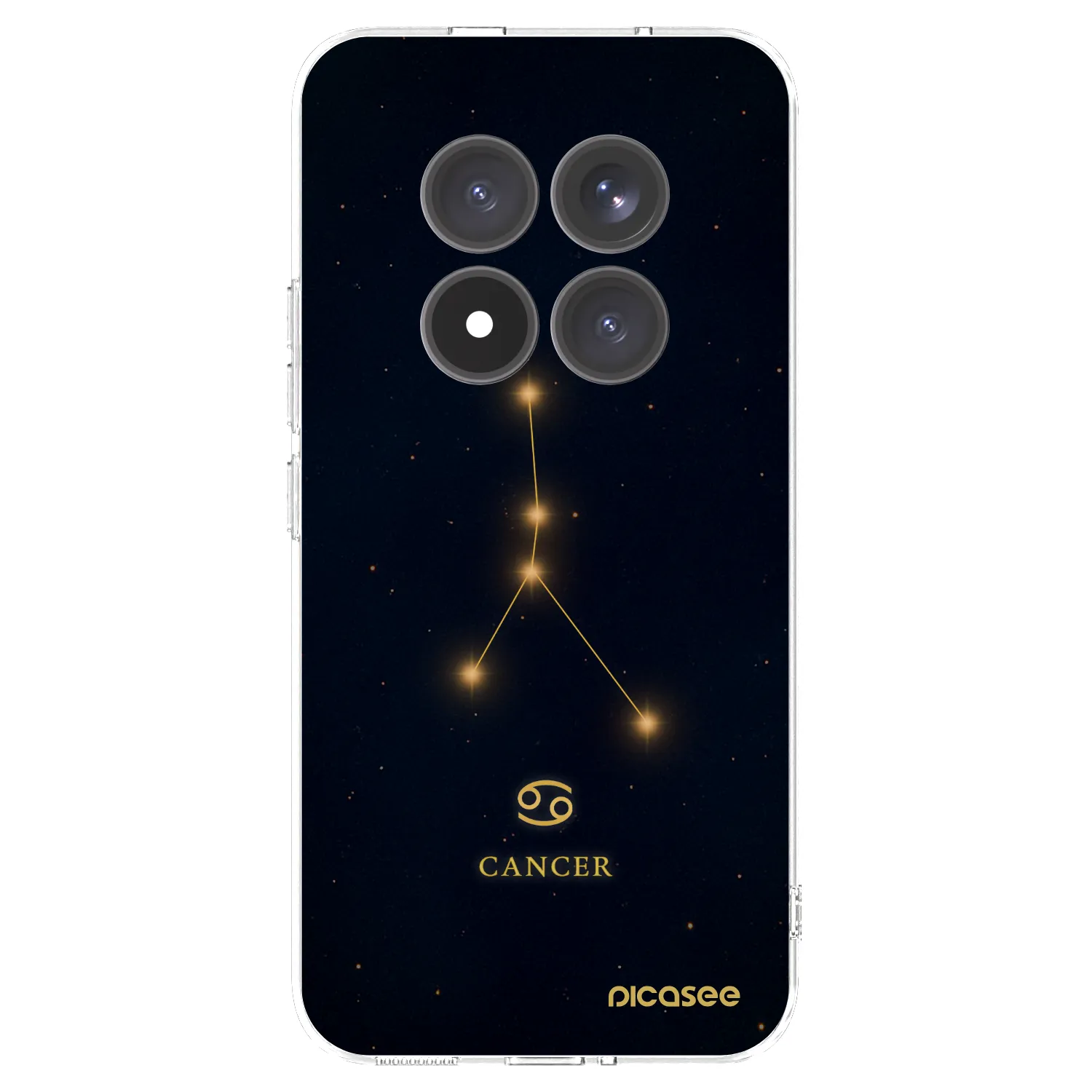 Picasee silikonový průhledný obal pro Xiaomi Redmi Note 15 Pro+ - CANCER