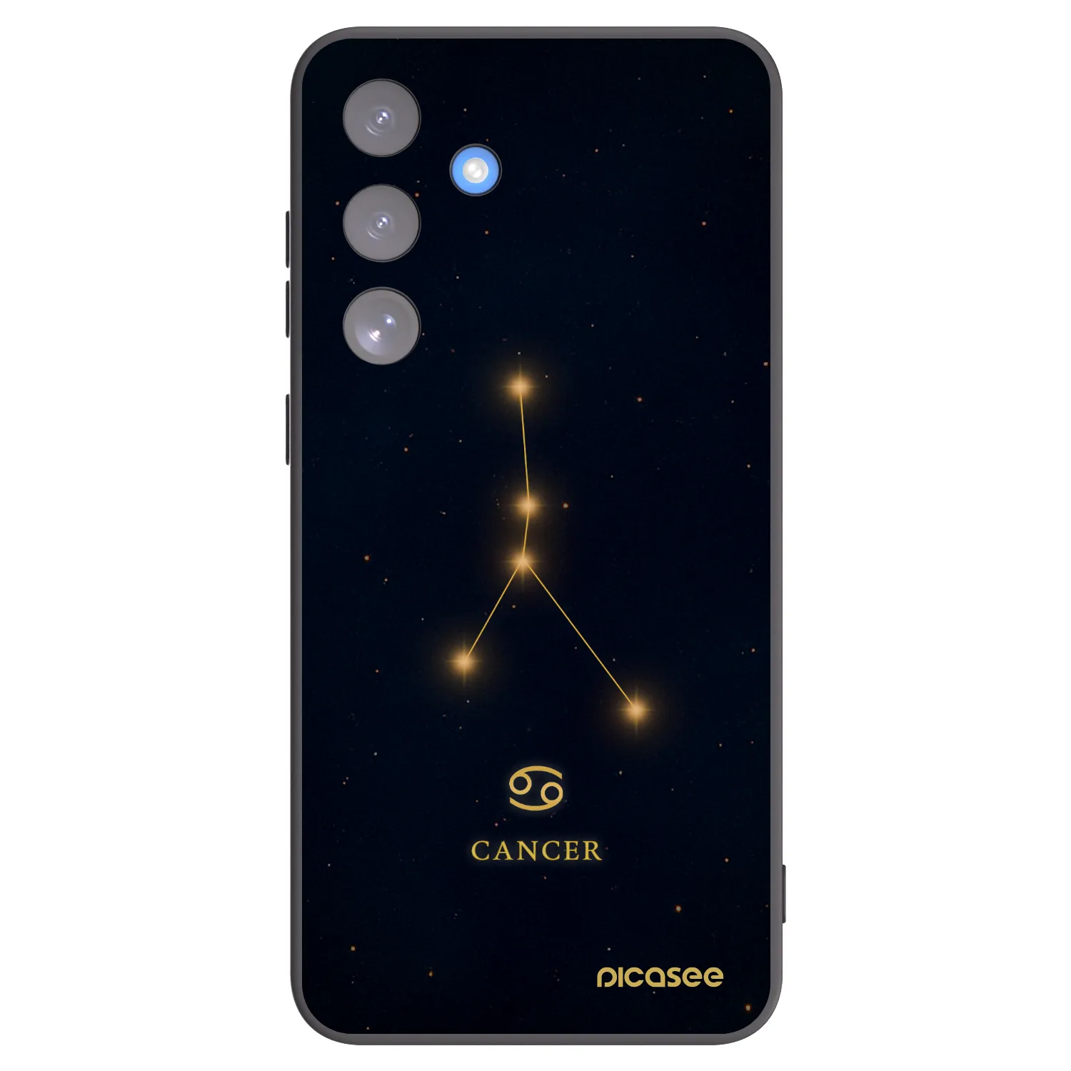 Picasee silikonový černý obal pro Samsung Galaxy S25 FE 5G - CANCER