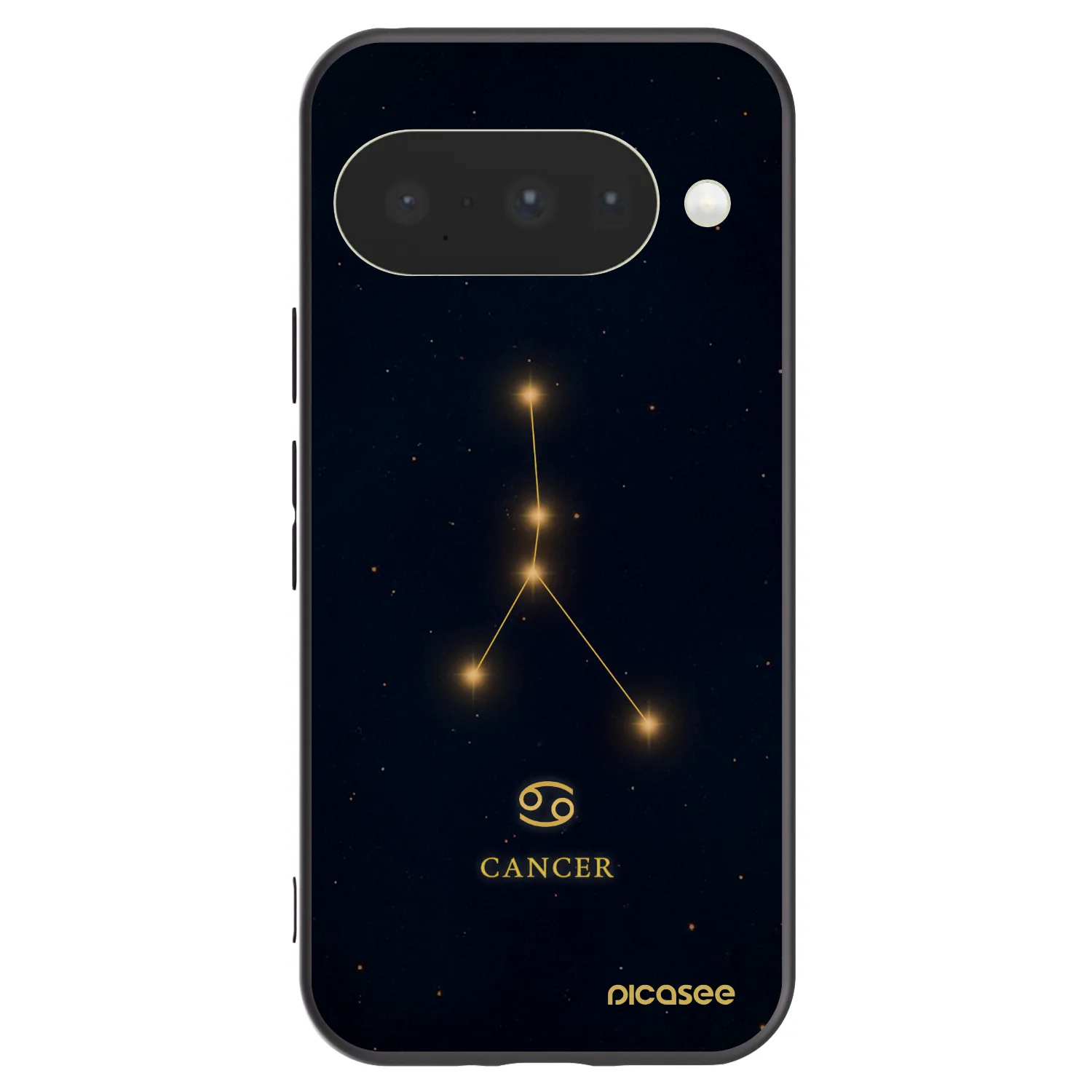 Picasee silikonový černý obal pro Google Pixel 10 - CANCER