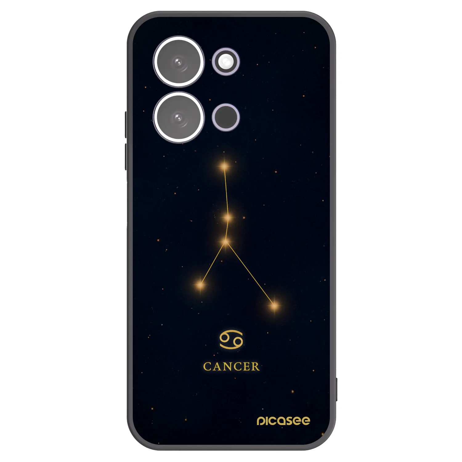 Picasee silikonový černý obal pro Xiaomi Redmi 15C 5G - CANCER