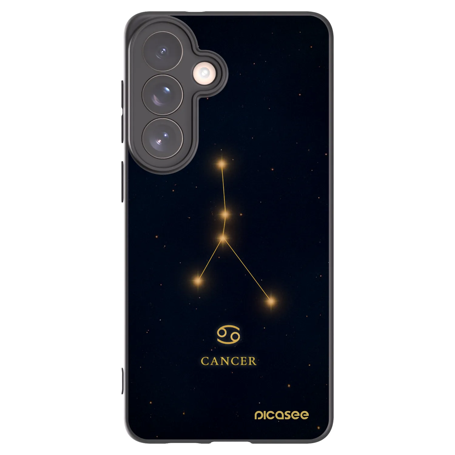 Picasee silikonový černý obal pro Samsung Galaxy S26+ - CANCER