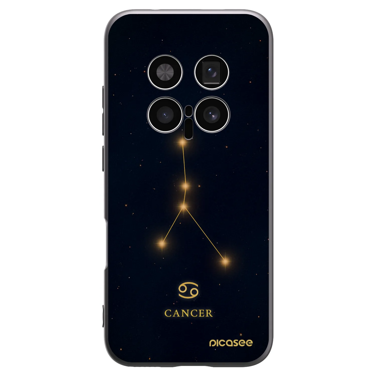 Picasee silikonový černý obal pro Honor Magic8 Pro 5G - CANCER