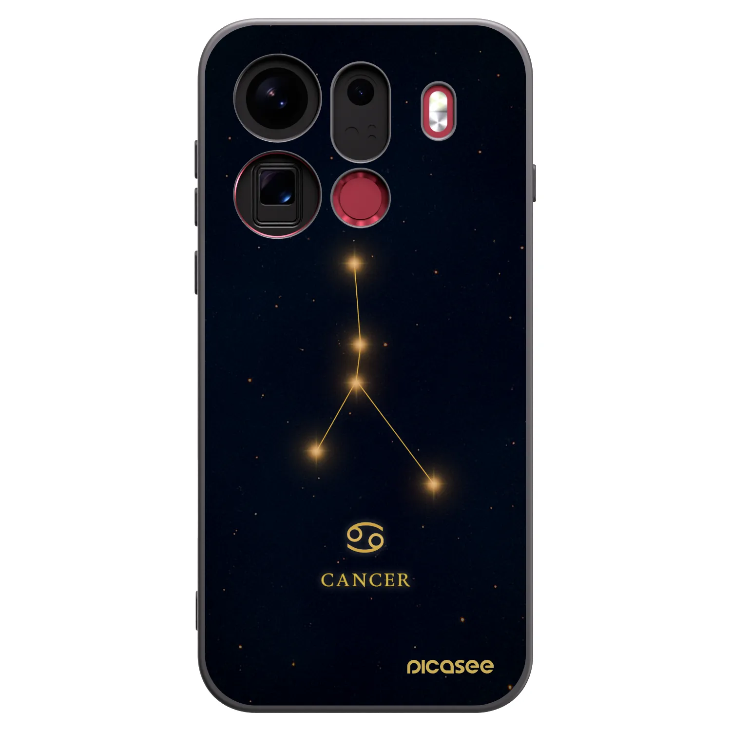 Picasee silikonový černý obal pro OPPO Find X9 Pro - CANCER