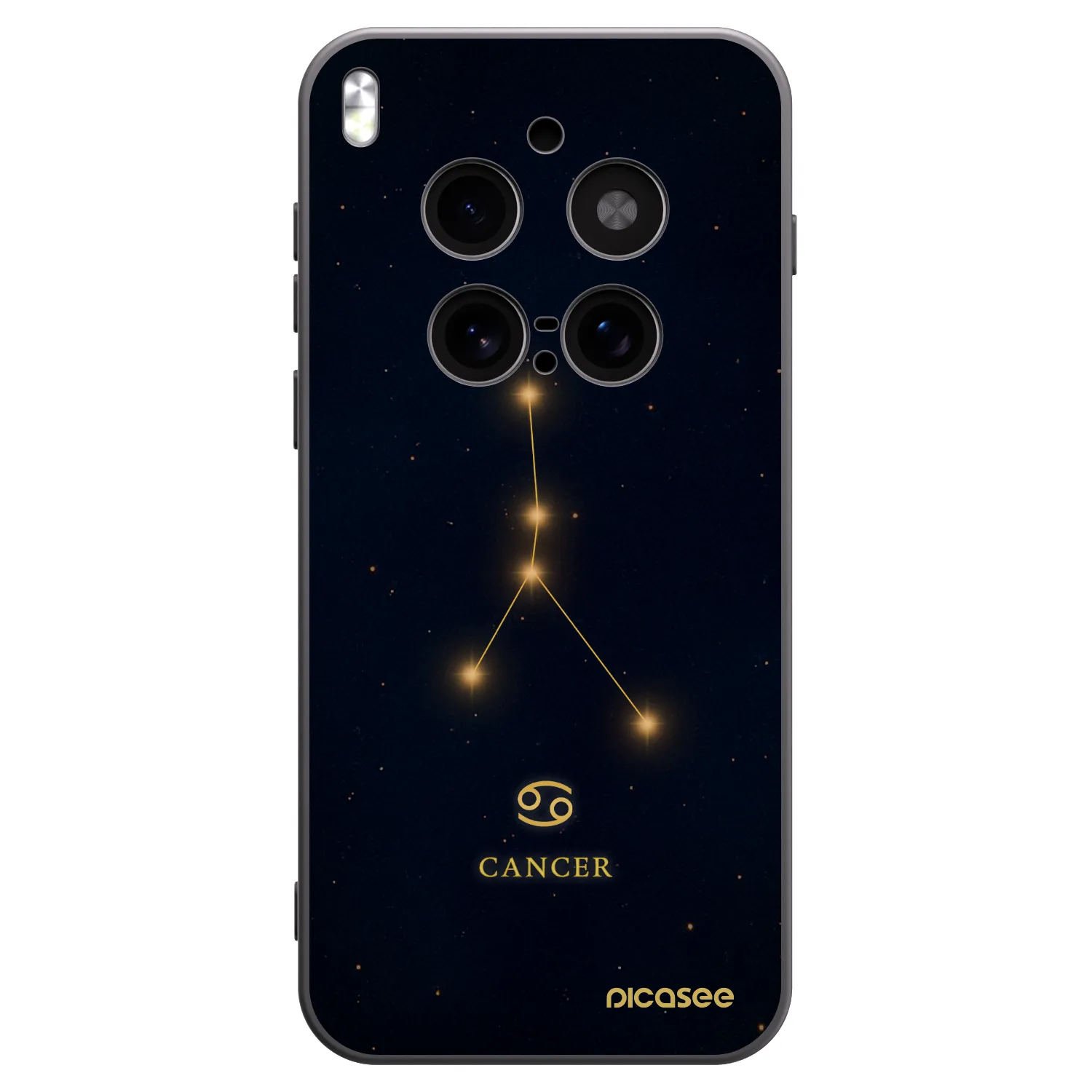 Picasee silikonový černý obal pro Vivo X300 Pro - CANCER