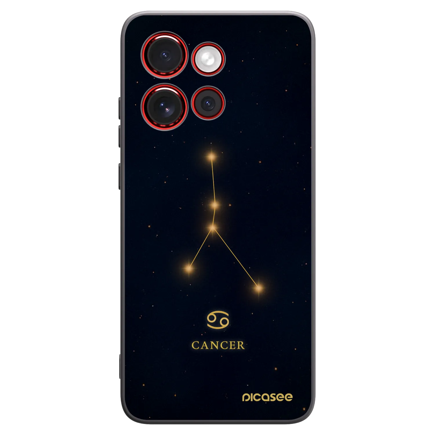 Picasee silikonový černý obal pro Motorola Edge 60 Neo 5G - CANCER