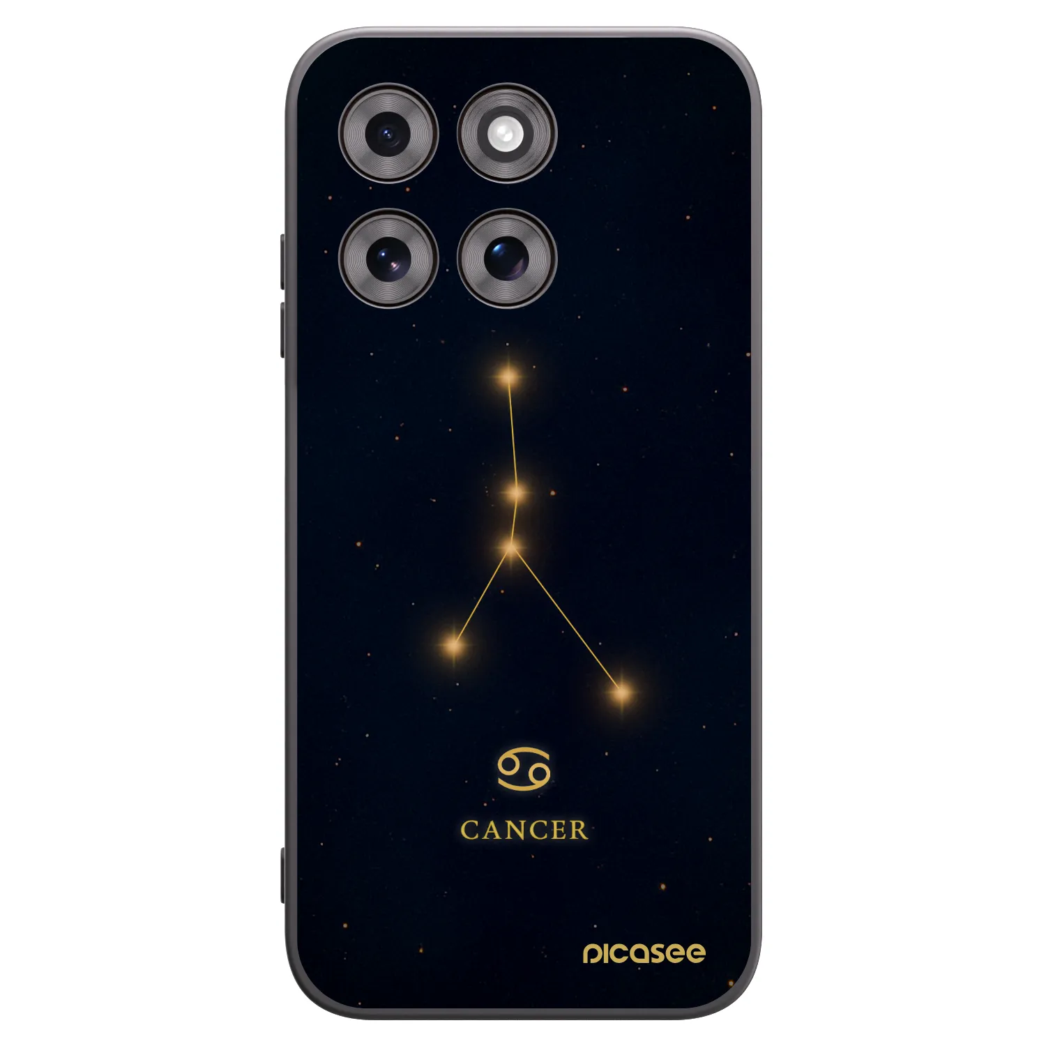 Picasee silikonový černý obal pro Motorola Moto G77 - CANCER
