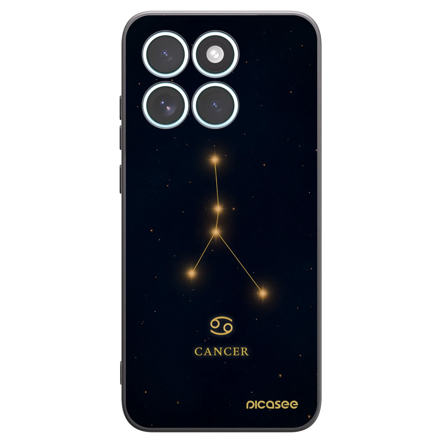 Picasee silikonový černý obal pro Motorola Edge 70 Fusion - CANCER